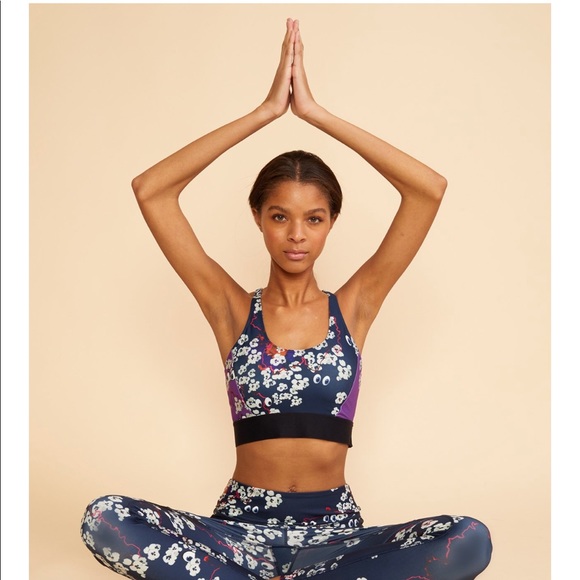 Cynthia Rowley Eye print sports bra - Picture 3 of 5